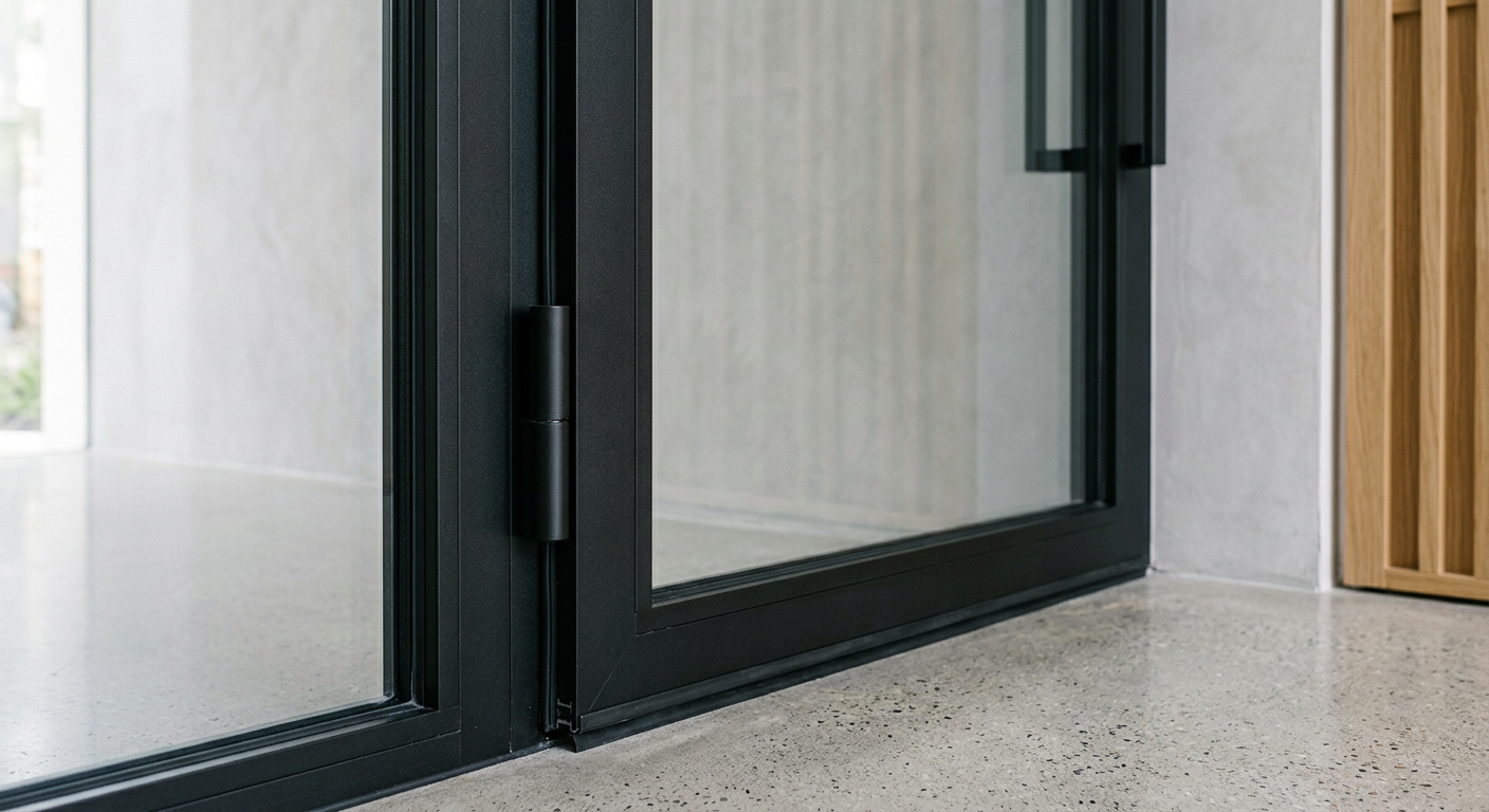 ultra narrow casement frame profile detail