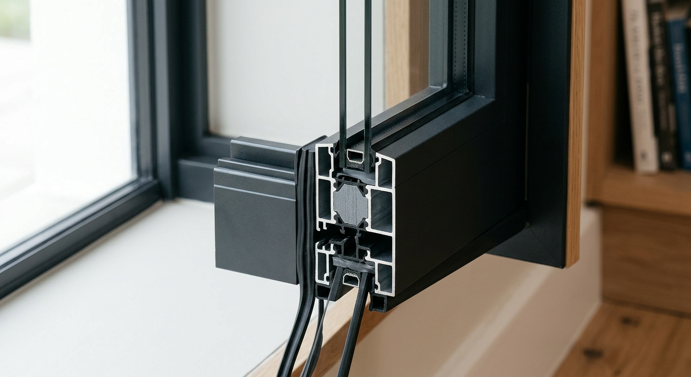 35 mid narrow casement frame profile detail