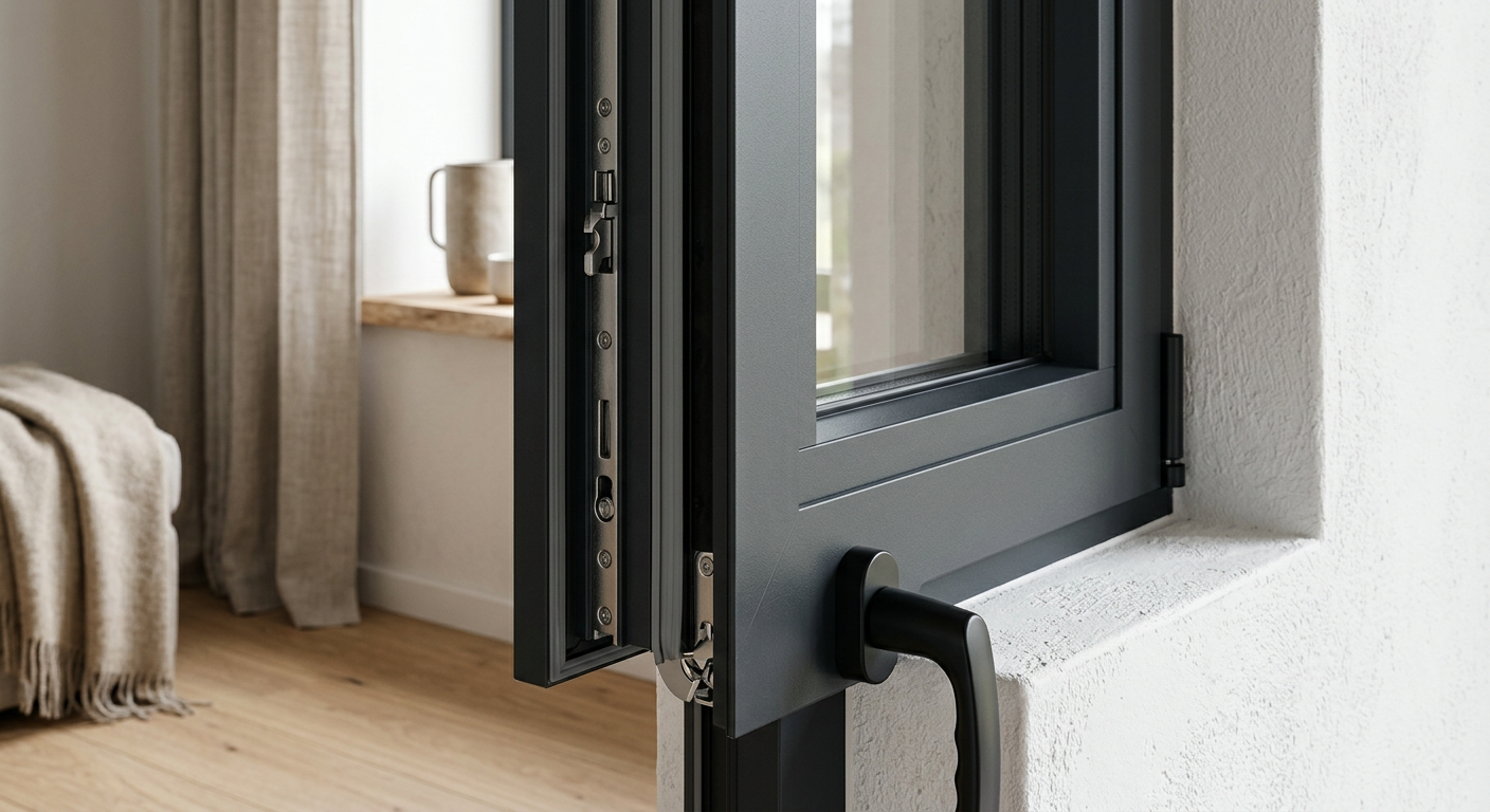 90 casement frame profile detail