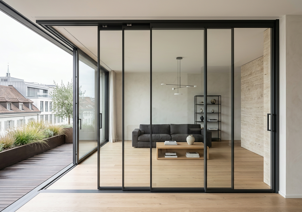 40 ultra narrow sliding — in-situ architectural installation
